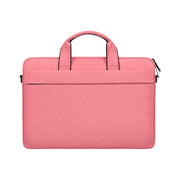 ST03S 15.4 inch Double Side Pockets Wearable Oxford Cloth Soft Handle Portable Laptop Tablet Bag(Pink)