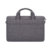 ST03S 15.4 inch Double Side Pockets Wearable Oxford Cloth Soft Handle Portable Laptop Tablet Bag(Deep Space Gray)