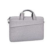 ST03S 15.6 inch Double Side Pockets Wearable Oxford Cloth Soft Handle Portable Laptop Tablet Bag(Grey)