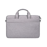 ST03S 15.6 inch Double Side Pockets Wearable Oxford Cloth Soft Handle Portable Laptop Tablet Bag(Grey)