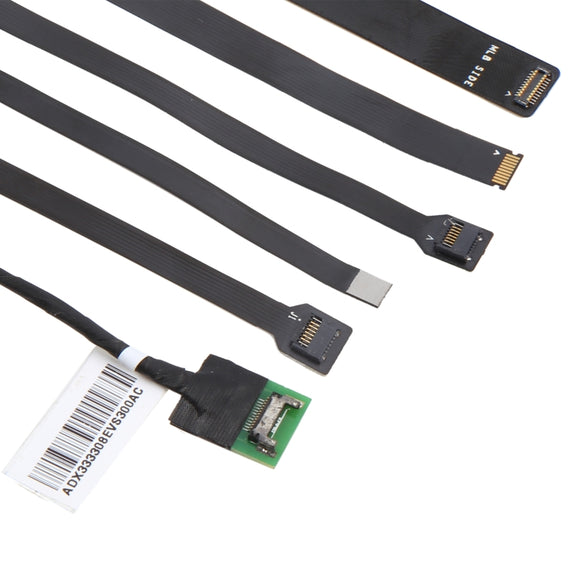For MacBook Series 6 in 1 Audio Jack / Battery / Microphone / Speaker / Camera / Power Fingerprint Button Extension Testing Flex Cable