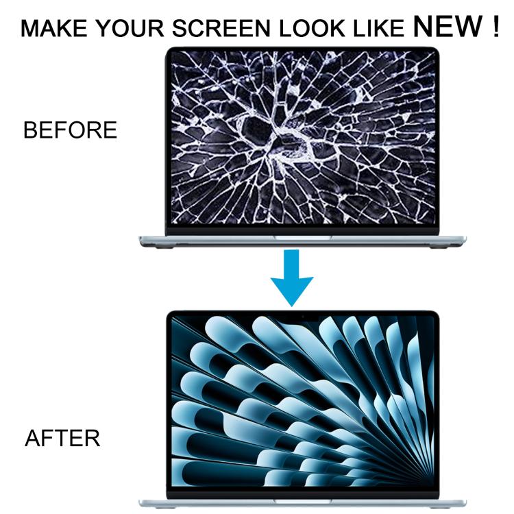For MacBook Air Retina 15.3 inch M2 A2941 2023 EMC8301 Original Full LCD Display Screen(Starlight)
