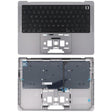 For MacBook Pro 14 inch 2021 A2442 / 2023 A2779 Big Enter Version UK Keyboard with C Shell (Grey) - free shipping - PMc TechLife - Order now!