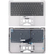 For MacBook Pro 14 inch 2021 A2442 / 2023 A2779 Big Enter Version UK Keyboard with C Shell (Silver) - Keyboard by PMc TechLife | Online Shopping South Africa | PMc TechLife | Buy Now Pay Later Mobicred