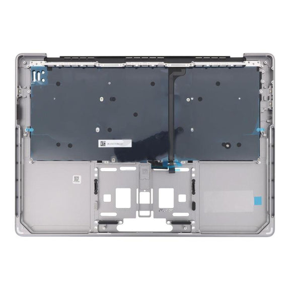For MacBook Pro 14 inch 2021 A2442 / 2023 A2779 Big Enter Version UK Keyboard with C Shell (Silver)