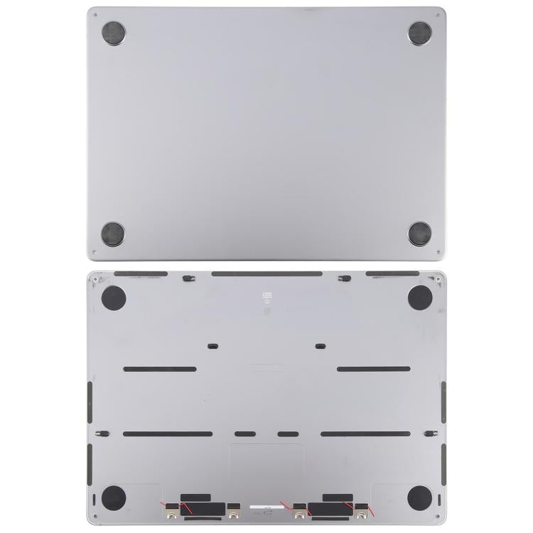 For MacBook Air 13.6 inch A3113 2024 EMC8611 Computer Case Bottom Cover (Grey)