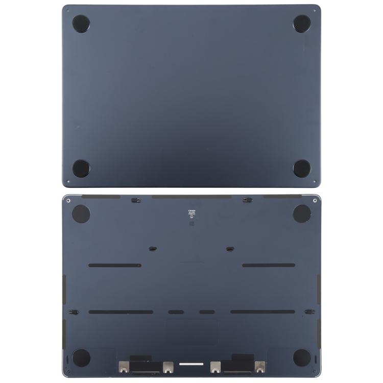 For MacBook Air 13.6 inch A3113 2024 EMC8611 Computer Case Bottom Cover (Midnight)