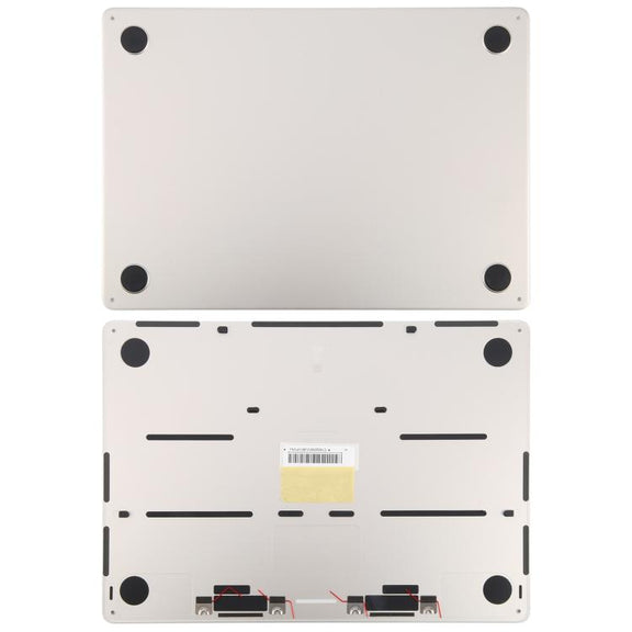 For MacBook Air 13.6 inch A3113 2024 EMC8611 Computer Case Bottom Cover (Starlight)