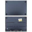 For MacBook Air M3 15 inch A3114 2024 EMC8612 Computer Case Bottom Cover (Midnight) - Bottom Cover by PMc TechLife | Online Shopping South Africa | PMc TechLife | Buy Now Pay Later Mobicred