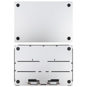 For MacBook Air M3 15 inch A3114 2024 EMC8612 Computer Case Bottom Cover (Silver)