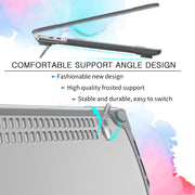 For MacBook Pro 16 inch A2141 (2019) PC + TPU Two Colors Laptop Protective Case(Grey)