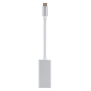 USB-C / Type-C 3.1 Male to Mini DP Female HD Converter, Length: 12cm(Silver)