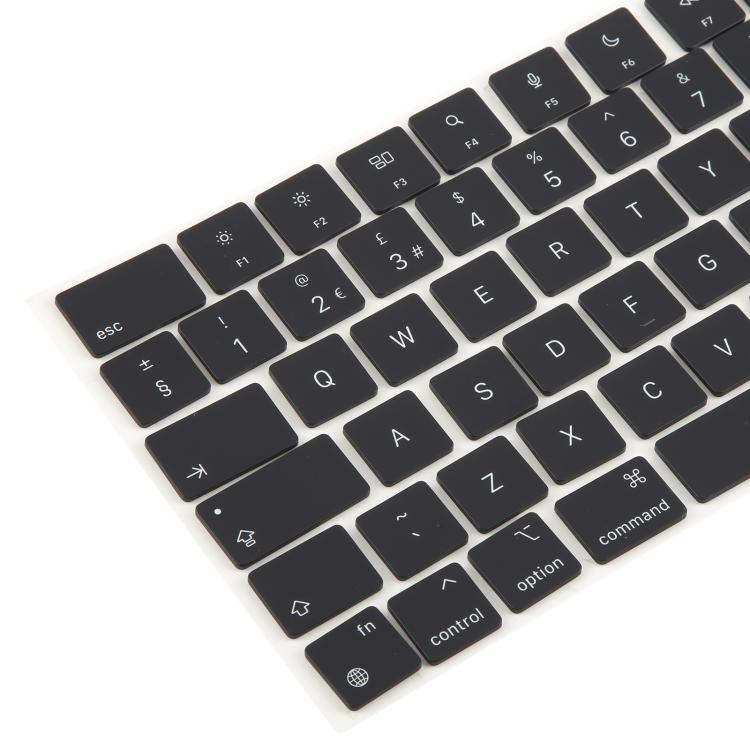 For Macbook Air 13.3 / 15.3 M2 A2681 A2941 UK English Version Keycaps (Midnight)