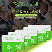 Richwell 128GB High Speed Class 10 Micro SD(TF) Memory Card