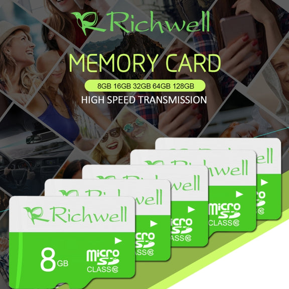 Richwell 128GB High Speed Class 10 Micro SD(TF) Memory Card