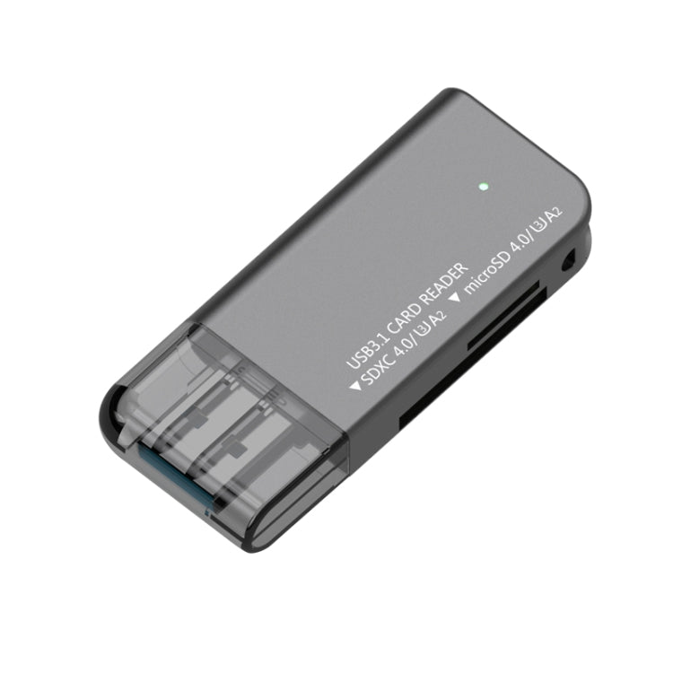 V30 / V60 / V90 USB3.1 Multifunction Card Reader Support SD / TF Card (Tarnish)