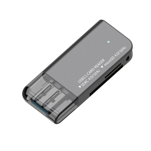V30 / V60 / V90 USB3.1 Multifunction Card Reader Support SD / TF Card (Tarnish)