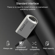 Zsuit 32GB USB 3.0 Mini Metal Ring Shape USB Flash Disk