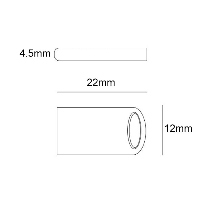Zsuit 128GB USB 3.0 Mini Metal Ring Shape USB Flash Disk