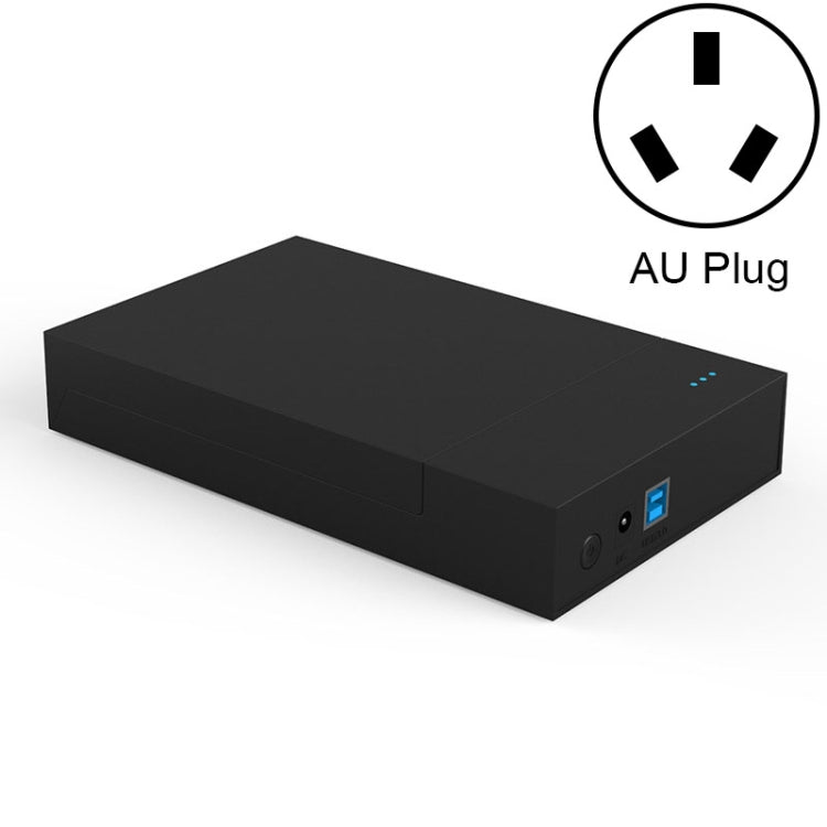 Blueendless 2.5 / 3.5 inch SSD USB 3.0 PC Computer External Solid State Mobile Hard Disk Box Hard Disk Drive (AU Plug)