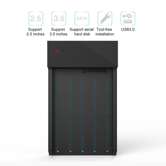 Blueendless 2.5 / 3.5 inch SSD USB 3.0 PC Computer External Solid State Mobile Hard Disk Box Hard Disk Drive (AU Plug)