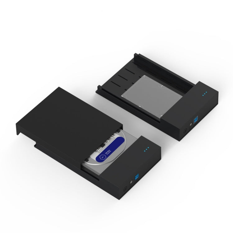 Blueendless 2.5 / 3.5 inch SSD USB 3.0 PC Computer External Solid State Mobile Hard Disk Box Hard Disk Drive (US Plug)