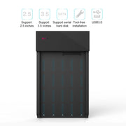 Blueendless 2.5 / 3.5 inch SSD USB 3.0 PC Computer External Solid State Mobile Hard Disk Box Hard Disk Drive (US Plug)