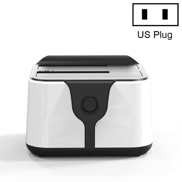 Blueendless 2.5 / 3.5 inch SATA USB 3.0 2 Bay Hard Drive Dock (US Plug)