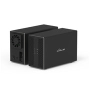 Blueendless Type-C / USB-C Interface 3.5 inch 2 Bay RAID Combination Array HDD External Enclosure (AU Plug)