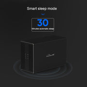 Blueendless Type-C / USB-C Interface 3.5 inch 2 Bay RAID Combination Array HDD External Enclosure (EU Plug)