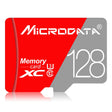 MICRODATA 128GB Class10 Red and Grey TF(Micro SD) Memory Card - Micro SD Card by MiCRODATA | Online Shopping South Africa | PMC TechLife | Buy Now Pay Later Mobicred