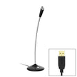 BK Desktop Gooseneck Adjustable USB Wired Audio Microphone, Built-in Sound Card, Compatible with PC / Mac for Live Broadcast, Show, KTV, etc.(Black) - Microphone by PMC TechLife | Online Shopping South Africa | PMC TechLife | Buy Now Pay Later Mobicred