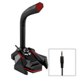 GK Desktop 3.5mm Wired Dual Mic Condenser Microphone, Compatible with PC / Mac for Live Broadcast, Show, KTV, etc.(Red) - Microphone by PMC TechLife | Online Shopping South Africa | PMC TechLife | Buy Now Pay Later Mobicred