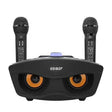 SD-306 2 in 1 Family KTV Portable Wireless Live Dual Microphone + Bluetooth Speaker(Black) - Microphone by PMC TechLife | Online Shopping South Africa | PMC TechLife | Buy Now Pay Later Mobicred