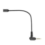 BOYA BY-UM4 3.5mm Interface Plug Live Show Omni-directional Condenser Mic Mini Flexible Microphone for iPhone, Galaxy, Huawei, LG and other Smartphones(Black)