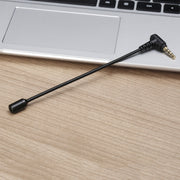 BOYA BY-UM4 3.5mm Interface Plug Live Show Omni-directional Condenser Mic Mini Flexible Microphone for iPhone, Galaxy, Huawei, LG and other Smartphones(Black)