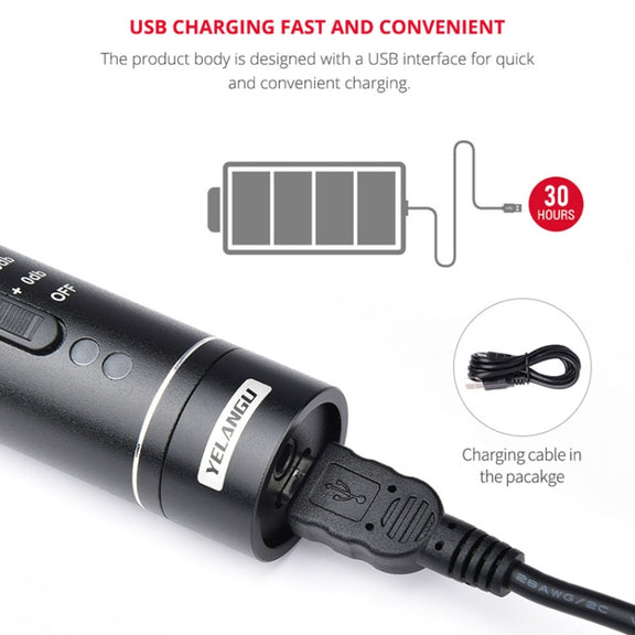 YELANGU YLG9930B MIC05 Professional Interview Condenser Video Shotgun Microphone with 3.5mm Audio Cable for DSLR & DV Camcorder(Black)