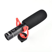 YELANGU YLG9930B MIC05 Professional Interview Condenser Video Shotgun Microphone with 3.5mm Audio Cable for DSLR & DV Camcorder(Black)