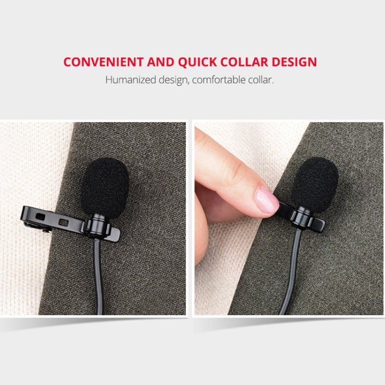 YELANGU YLG9926B MY2 Mini Lavalier Microphone for Mobile Phones / Tablets /  Digital Cameras (Black)