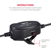 YELANGU YLG9926B MY2 Mini Lavalier Microphone for Mobile Phones / Tablets /  Digital Cameras (Black)