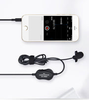 YELANGU YLG9926B MY2 Mini Lavalier Microphone for Mobile Phones / Tablets /  Digital Cameras (Black)