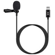 YICHUANG YC-LM10 USB-C / Type-C Intelligent Noise Reduction Condenser Lavalier Microphone, Cable Length: 1.5m