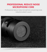 YELANGU MIC10 YLG9920A Professional Interview Condenser Video Shotgun Microphone with 3.5mm Audio Cable for DSLR & DV Camcorder (Black)