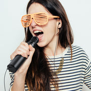 K1 Bluetooth 4.2 Karaoke Live Stereo Sound Wireless Bluetooth Microphone (Red)