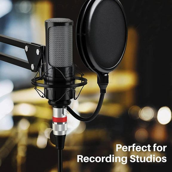 10m 3-Pin XLR Male to XLR Female MIC Shielded Cable Microphone Audio Cord