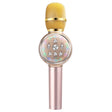 K2 Bluetooth 5.0 Karaoke Live Colorful Lights Wireless Bluetooth Microphone (Gold) - Microphone by PMC TechLife | Online Shopping South Africa | PMC TechLife | Buy Now Pay Later Mobicred