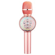 K2 Bluetooth 5.0 Karaoke Live Colorful Lights Wireless Bluetooth Microphone (Rose Gold) - free shipping - PMC TechLife - Order now!