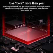 TEYUN NA8 8-channel Small Mixing Console Mobile Phone Sound Card Live Broadcast Computer Recording Console Processor, EU Plug(Black)