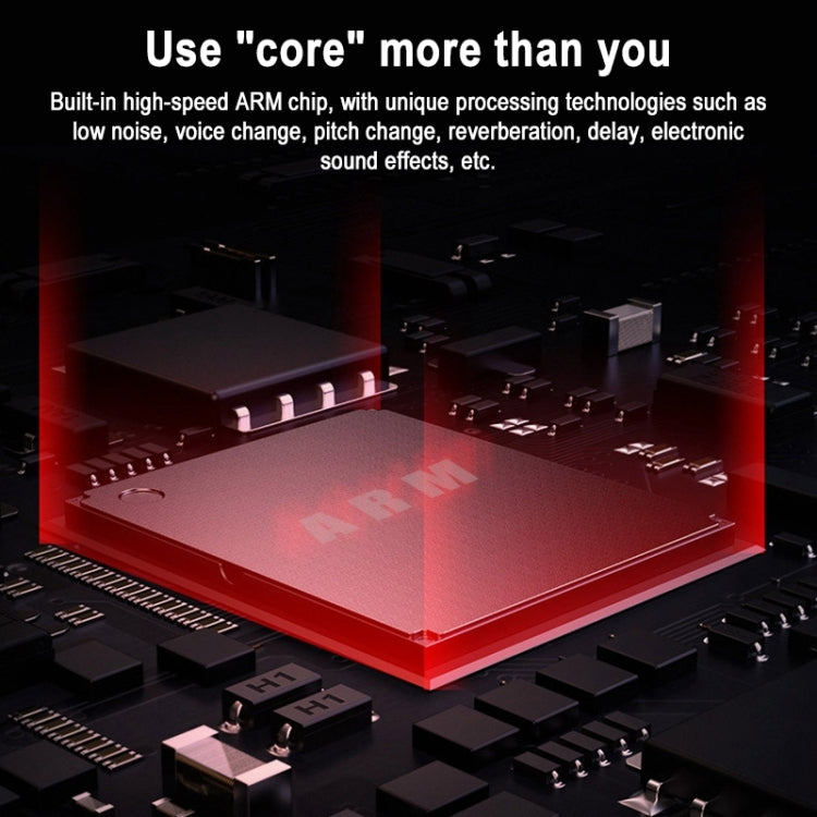 TEYUN NA8 8-channel Small Mixing Console Mobile Phone Sound Card Live Broadcast Computer Recording Console Processor, EU Plug(Black)