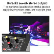 AQA 8-channel Mixer Microphone Effector (Black)
